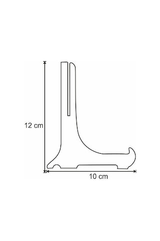 Plastik 12 Cm Teşhir Ayağı No:2 İnce