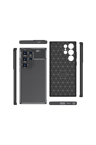 Vendas Samsung Galaxy Uyumlu  S24 Ultra Kılıf Zore Negro Silikon Kapak