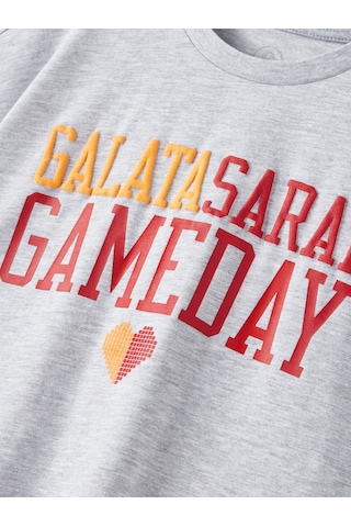 Gsstore Galatasaray Çocuk T-shirt C252147 Gri Melanj