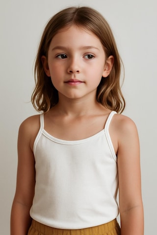 Kız Çocuk %100 Pamuk 4'lü Atlet 3-4 Yaş 8-9 Yaş Beyaz