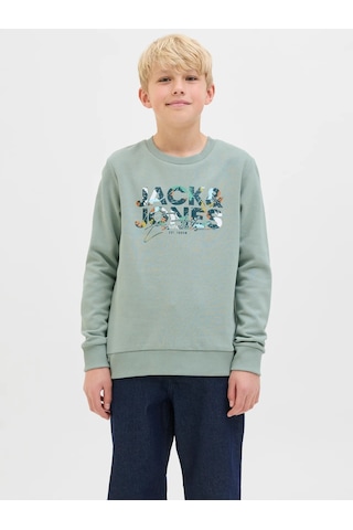 Jack & Jones Jack&jones Jjgeplas Erkek Çocuk Sweatshirt 12279606 Yeşil