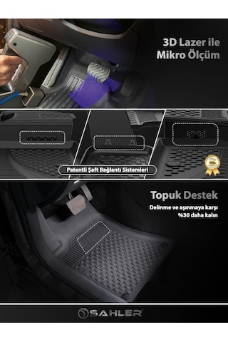 Sahler Sahler Citroen C3 Aircross Elektrikli 2025 Sonrası Uyumlu Sahler 4.5d Premium Havuzlu Oto Paspas