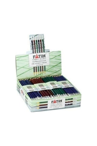 Fatih Kurşun Kalem Köşeli Silgili 16600 - 144 Adetli Paket