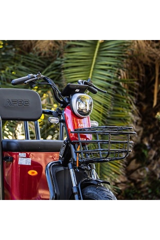 Apec Apm5 Elektrikli Moped Kırmızı