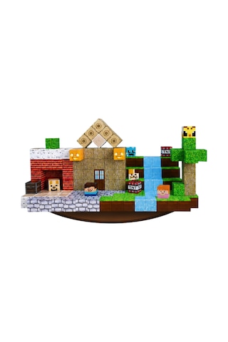 Minecraft Manyetik Küp Blok Orman Temalı Yapı Taşı 150 Parça