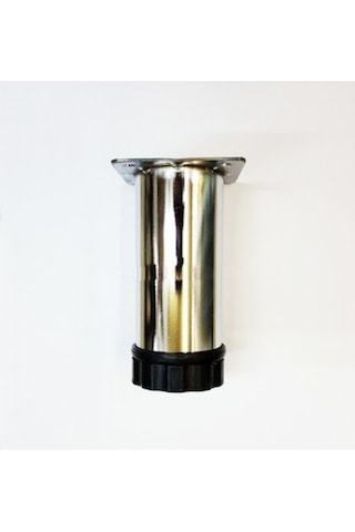 Merveuras Baza Ayağı Ayarlı Tablalı Metal Krom Ayak 8 Cm.