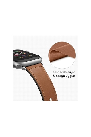 Watch 42mm Kr415 Luaz Deri Kordon Saat Değildir - Kahverengi