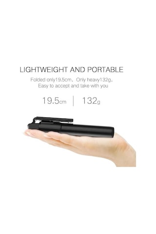 Torima Uzaktan Kumandalı K07 Mini Kablosuz Selfie Çubuğu