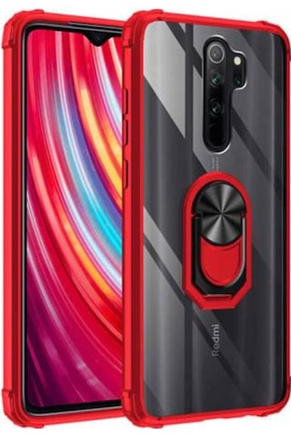 Xiaomi Redmi Note 8 Pro Kılıf Mola Kenar Yüzük Kısımları Renkli