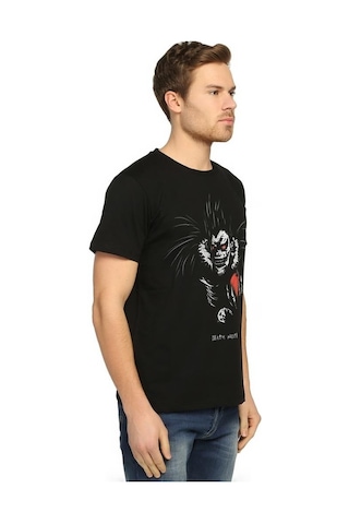 Bant Giyim - Death Note Elma Sever Ryuk Siyah Erkek Tişört