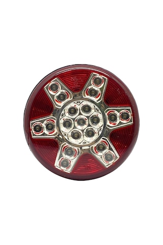 24v Geri Vites Lambası Ledli Yuvarlak Güleryüz Cobra-mıtsubıshı-otokar-temsa 122 Mm