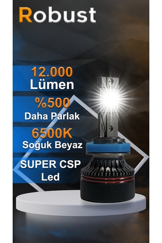 Robust Yeni Nesil Pro Lumınar H1 Led Xenon 12.000 Lumen 60 Watt