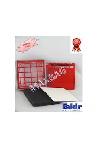Fakir Veyron Turbo 2400 Yıkanabilir Hepa Filtre+ Keçe+ Sünger Set Uyumlu