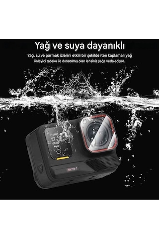Insta360 Ace Pro/ace Pro 2 Aksiyon Kamera Uyumlu Ekran Koruyucu Nano Jelatin Seti