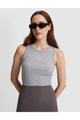 Pierre Cardin Kadın Gri Melanj Bluz Örme 50319825-vr086