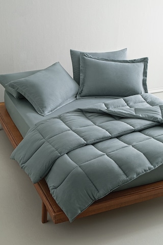 Puffy Mabel Çift Kişilik Comfort Uyku Seti - İndigo Mavi