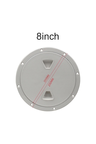 Shineyee Tekne İçin Kaymaz Beyaz Abs Denetim Kapağı - 4 İnç