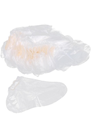 Homyl 100x Plastik Tek Kullanımlık Balmumu Ayak Gömlekleri