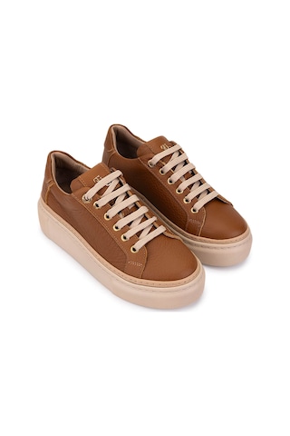 Tamer Tanca Kadın Hakiki Deri Taba Sneakers & Spor Ayakkabı 1116 5022-09 Bn Ayk Sk25-26 Taba Fltr Taba