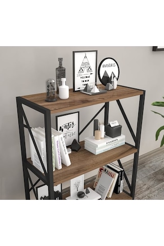 Storm Kitaplık Ceviz