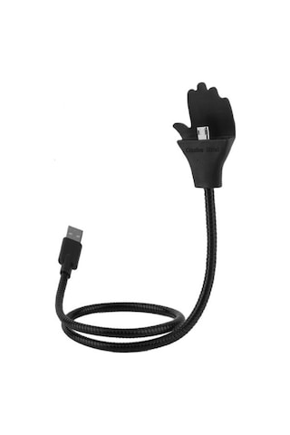 Powermaster Micro Usb Model El Tipi Telefon Tutacağı Siyah