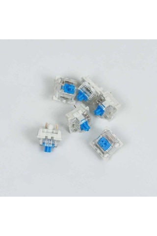 Lexroo Outemu Mavi Mekanik Klavye Blue Switch Tactile Klik Sesli Yedek Tuş 6 Adet Standart
