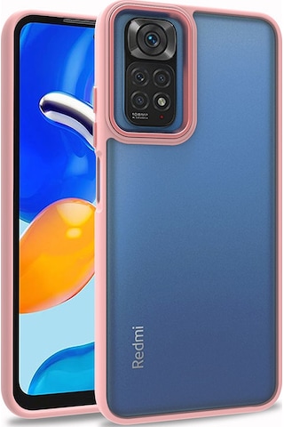 Xiaomi Redmi Note 11 Pro 5g Kılıf Zore Flora Kapak Rose Gold
