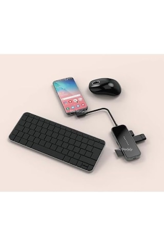 8-in-1 Usb-c Hub Çoklayıcı 100w Pd, 4k Hdmı, Qi Kablosuz Şarj Macbook Uyumlu Premium Usb-c Hub Siyah