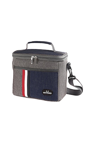 Moveevo 15l Büyük Kapasiteli Soğuk/sıcak Saklama Çantası - Isı Yalıtımlı Alüminyum Folyolu İç, Su Geçirmez Oxford Kumaşı, Piknik/outdoor İçin Mavi Mavi