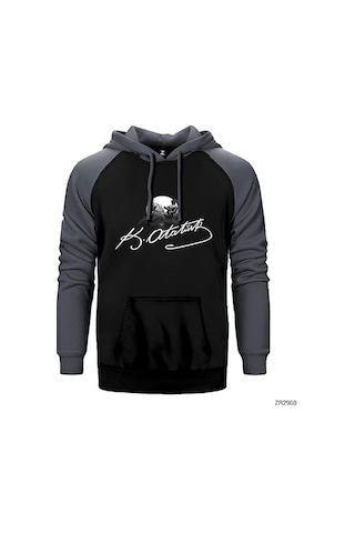 Atatürk Kurtuluş Savaşı Sarı Renk Reglan Kol Sweatshirt / Hoodie