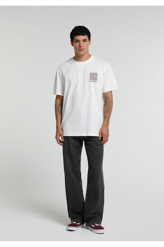 Colin's Colins Relaxed Fit Yuvarlak Yaka Düz Erkek Beyaz Kısa Kol Tişört Cl1081341 Q1.v2 Ofw
