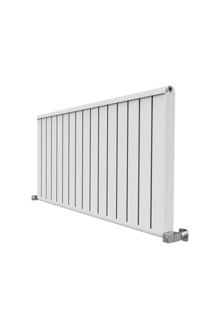 600x1272 Armoni Yatay Alüminyum Radyatör Snow White Beyaz