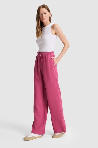 U.s. Polo Assn. Kadın Fuşya Pantolon Kanvas-chino 50321992-vr023