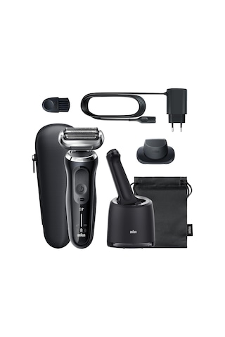 Braun Yeni Seri 7 N7200CC Kablosuz Tıraş Makinesi SmartCare, AutoSense 360° Flex Islak & Kuru