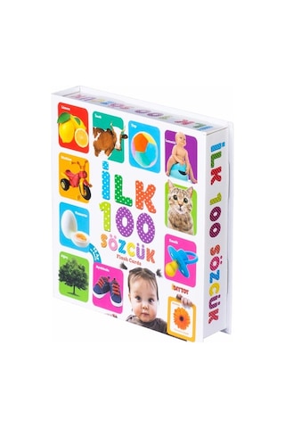 Diytoy İlk 100 Sözcük Flash Cards Eğitici Kart Zeka Kartları