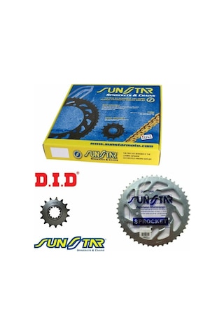 Did Sunstar Vx3 2012-2018 Suzuki Gw 250F Uyumlu Zincir Dişli Set 539087744