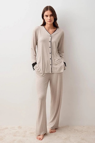 Artış Collection Artış 20207 Bayan Pijama Takımı Bej