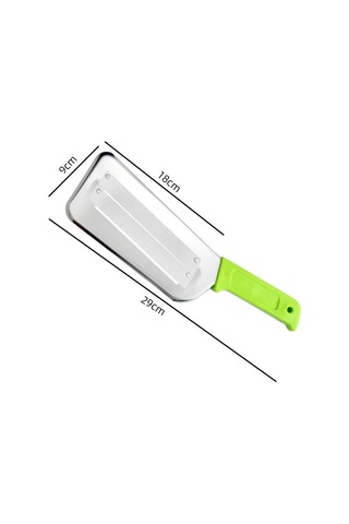 Çift Katmanlı Sebze Rendesi Rahat Sap Dilimleme Aletleri Pratik Rende Dilimleyici Bej