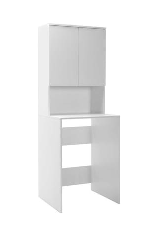 Çamaşır Makinesı Dolabı-Mat Beyaz 65X182X60 Cm Gxyxd Beyaz