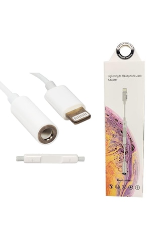POWERMASTER JH-024 IPHONE LIGHTNING TO KULAKLIK JACK ÇEVİRİCİ ADAPTÖR