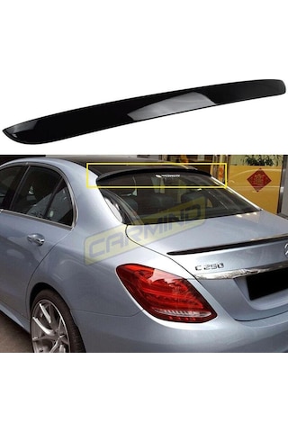 Mercedes C Serisi W205 Cam Üstü Piano Black Spoiler
