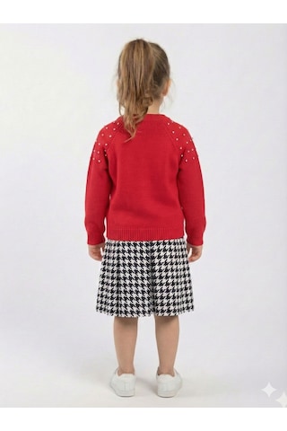 Xo Kids Kız Çocuk Elbise 3-7 Yaş 4028 Kırmızı