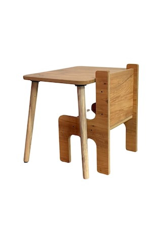 Industrial Living Çocuk Oyun, Aktivite Ve Etkinlik Masası - 49x49 Ceviz - Ceviz