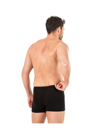 Kompedan Erkek Pamuklu Modal Boxer 11897-Siyah