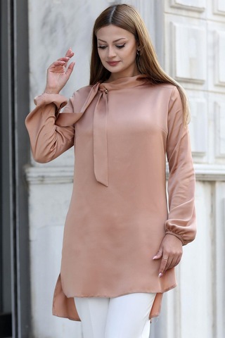 Esilanur Trend Tesettür Tunik Camel Camel