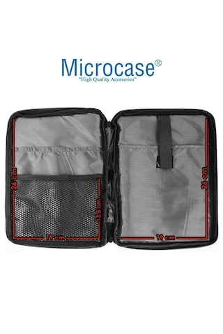 Microcase Samsung Uyumlu Galaxy Tab S9 Fe X510 10.9 İnch Tablet İle Uyumlu Touchpad Bluetooth Klavye + Tablet Standı + Tablet Çantası - Siyah Al5183 Klavye + Stand