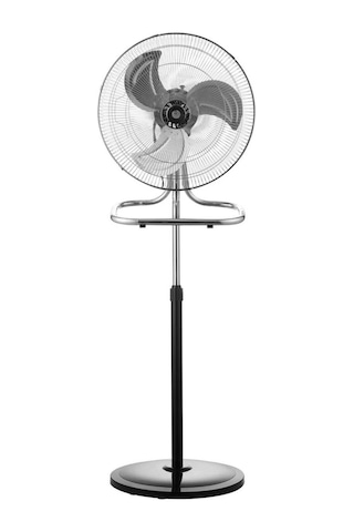 Mars Star MS-18 90 W 18" 3 Kademeli Asil Ayaklı Sanayi Tip Vantilatör Gri