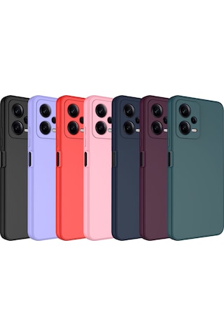 Xiaomi Redmi Note 12 5g İle Uyumlu Kılıf İçi Kadife Lansman Tasarım Telefon Kılıfı Kapak