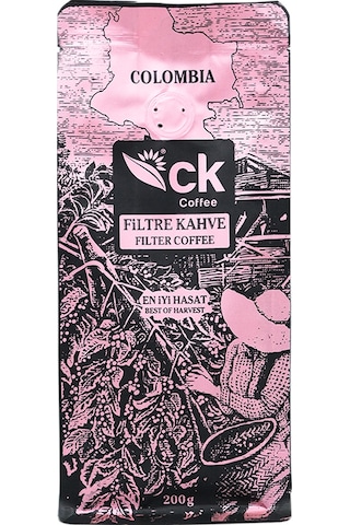 Colombia Öğütülmüş Filtre Kahve 1000 G Filtre