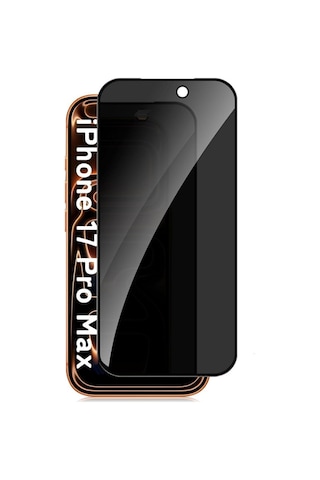 Pp Apple Uyumlu iPhone 17 Pro Max Görünmez Hayalet Full Kaplayan Anti Static Ekran Koruyucu Cam
